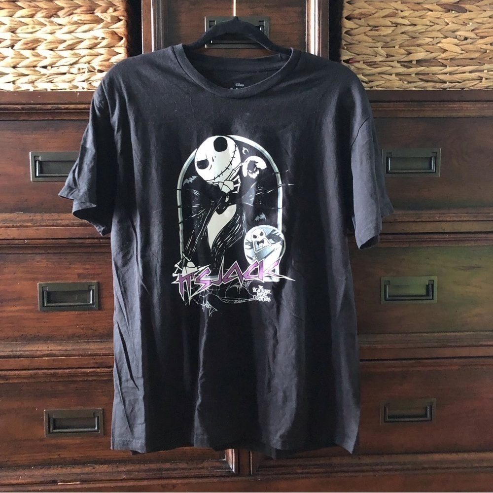 Disney Nightmare Before Christmas Jack short sleeve graphic tee in size L